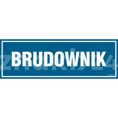 Brudownik - Znak informacyjny - PA038