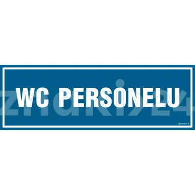 WC personelu - Znak informacyjny - PA319