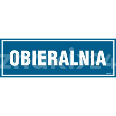 Obieralnia - Znak informacyjny - PA269