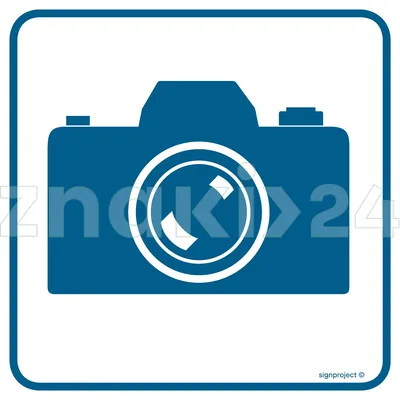 Tu wolno fotografować - Znak informacyjny - RA084