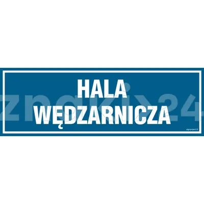 Hala wędzarnicza - Znak informacyjny - PA280