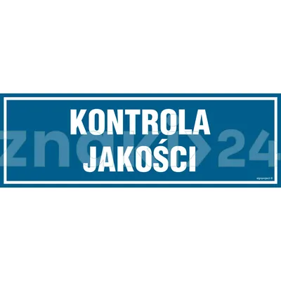 Kontrola jakości - Znak informacyjny - PA225