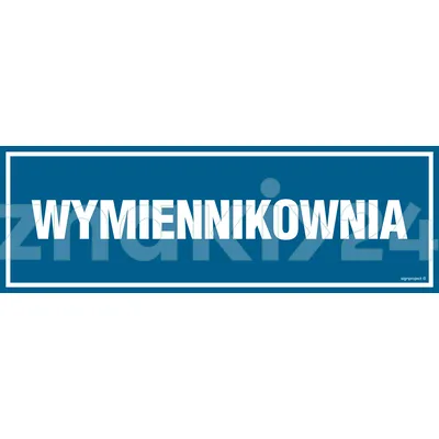 Wymiennikownia - Znak informacyjny - PA244