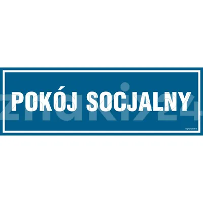 Pokój socjalny - Znak informacyjny - PA290