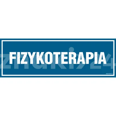 Fizykoterapia - Znak informacyjny - PA193