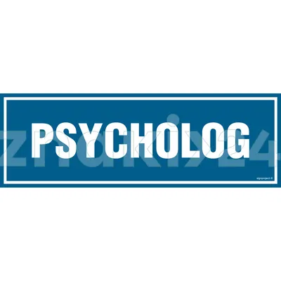 Psycholog - Znak informacyjny - PA158