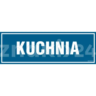 Kuchnia - Znak informacyjny - PA034