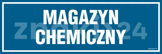 Magazyn chemiczny - Znak informacyjny - PA340