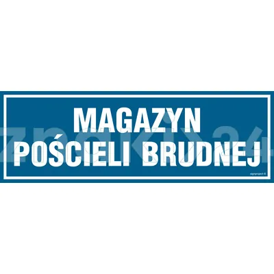 Magazyn pościeli brudnej - Znak informacyjny - PA360