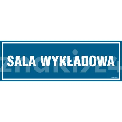 Sala wykładowa - Znak informacyjny - PA162