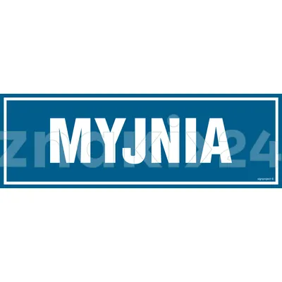 Myjnia - Znak informacyjny - PA230