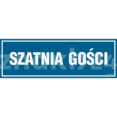 Szatnia gości - Znak informacyjny - PA302