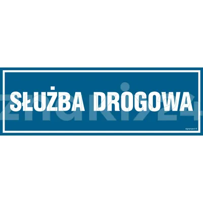 Służba drogowa - Znak informacyjny - PA083