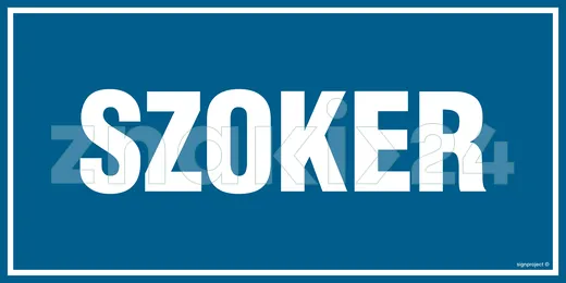 Szoker - Znak informacyjny - PA549