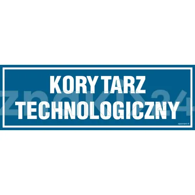 Korytarz technologiczny - Znak informacyjny - PA226