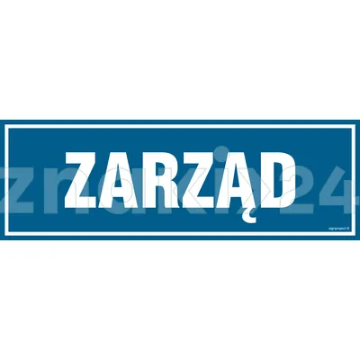 Zarząd - Znak informacyjny - PA132