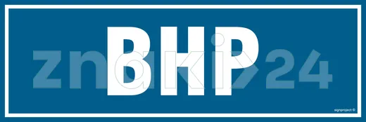 BHP - Znak informacyjny - PA099