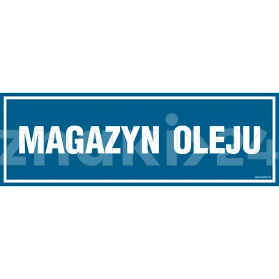 Magazyn oleju - Znak informacyjny - PA353