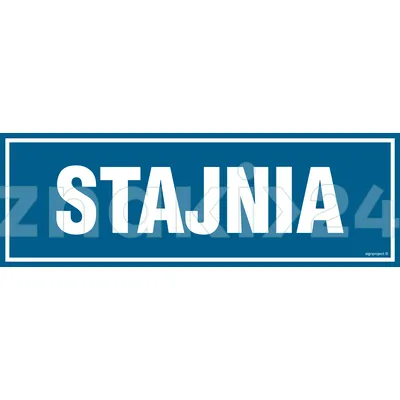 Stajnia - Znak informacyjny - PA077