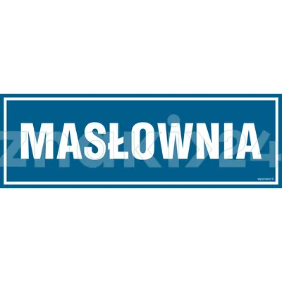 Masłownia - Znak informacyjny - PA268