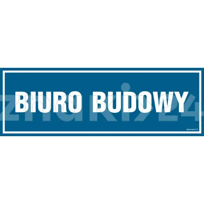 Biuro budowy - Znak informacyjny - PA115