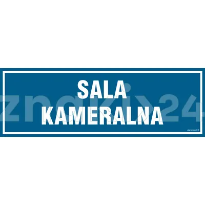 Sala kameralna - Znak informacyjny - PA139