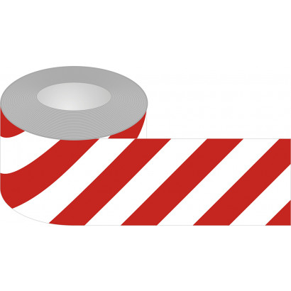 Znak - Taśma samoprzylepna biało-czerwona EA021