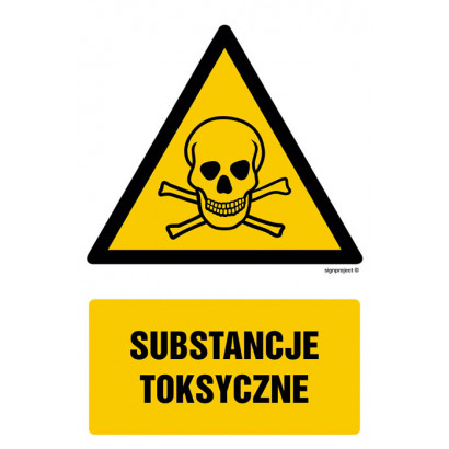 Znak - Substancje toksyczne GF005