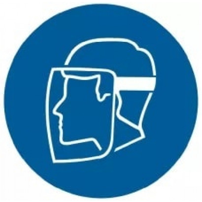 Znak - Nakaz stosowania ochrony twarzy GJ008