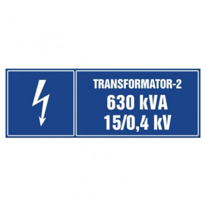 Znak - Transformator-2 630 kVA 15/0.4 kV HI004
