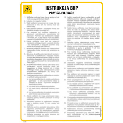 Instrukcja BHP przy szlifierkach IAC01
