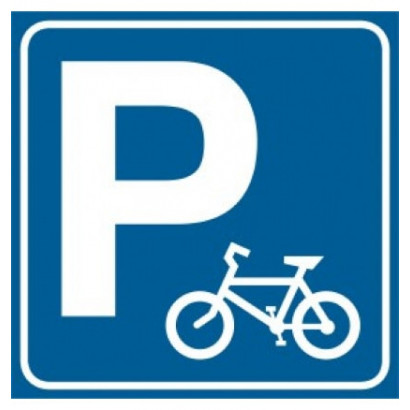 Znak - Parking dla rowerów RA124