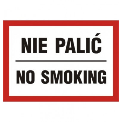 Znak - Nie palić ND018