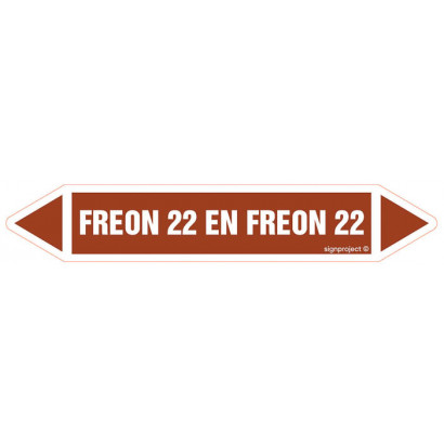 Znak - FREON 22 JF170