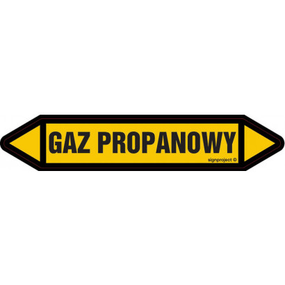 Znak - GAZ PROPANOWY JF188