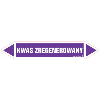 Znak - KWAS ZREGENEROWANY JF255