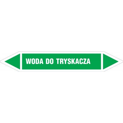 Znak - WODA DO TRYSKACZA JF481