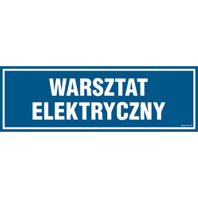 Znak - Warsztat elektryczny PA243