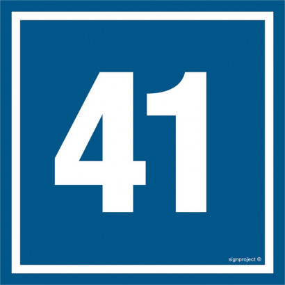 Znak - Liczba 41 PA441