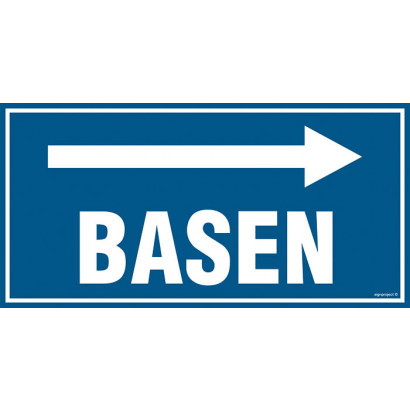 Znak - Basen - w prawo PA502