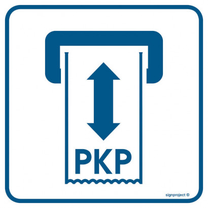 Znak - Kasownik biletów PKP RA053