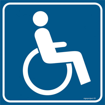 Znak - Droga dla niepełnosprawnych RA114