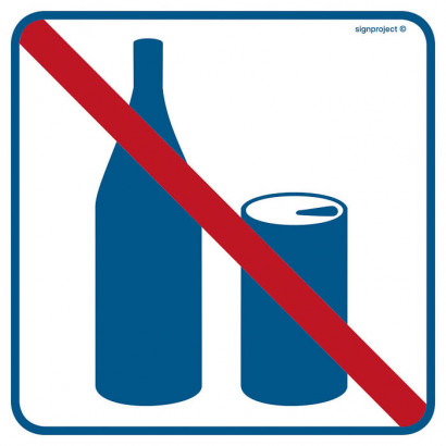 Znak - Zakaz spożywania napojów RA503