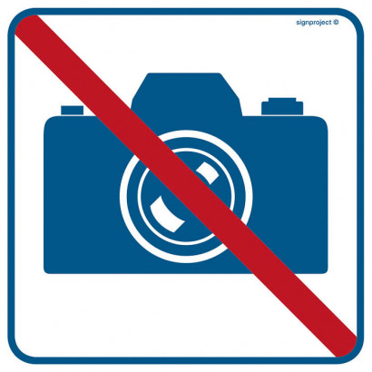 Znak - Zakaz fotografowania RA505