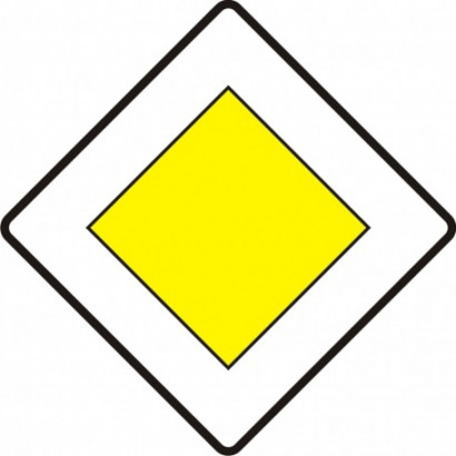Znak - Droga z pierwszeństwem przejazdu SA055